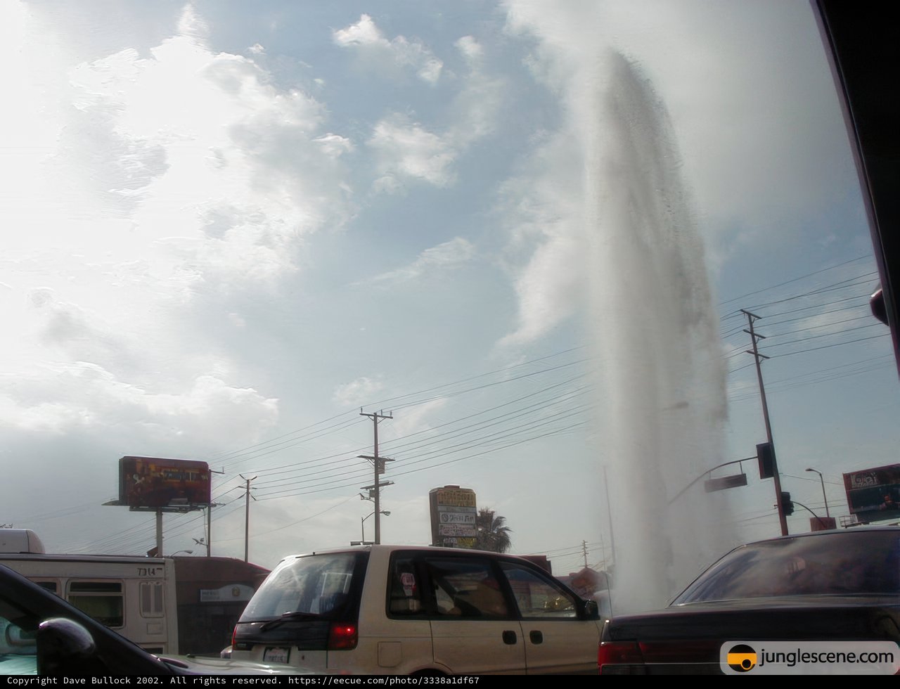 Serene City Center Fountain