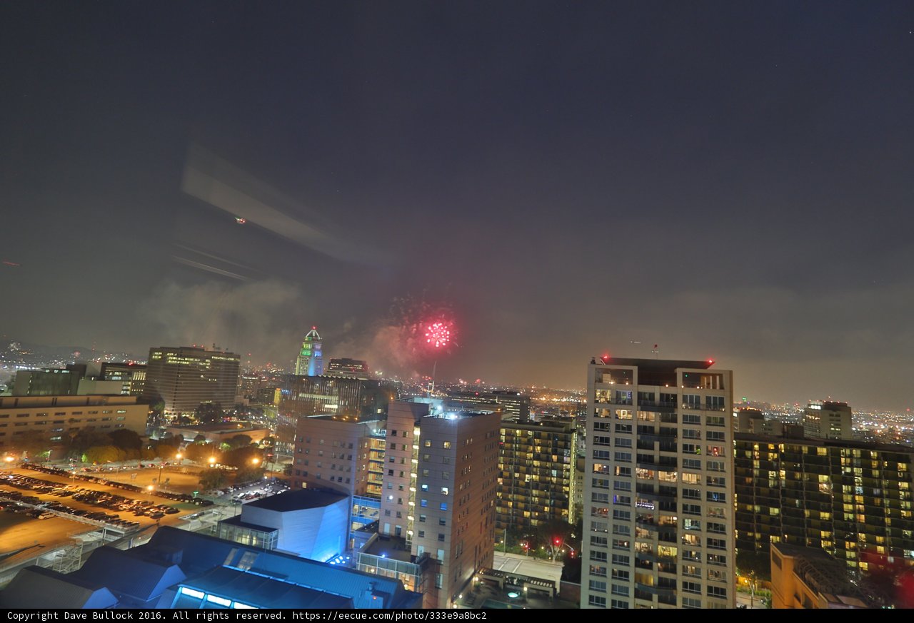 Fourth of July Fireworks Light Up the Metropolis