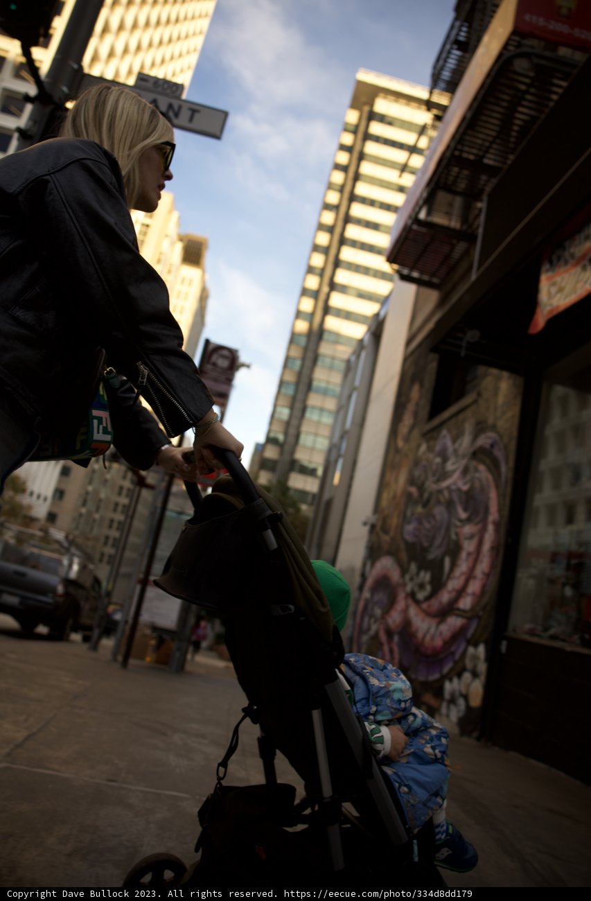 Urban Stroll: Family Moments in the City