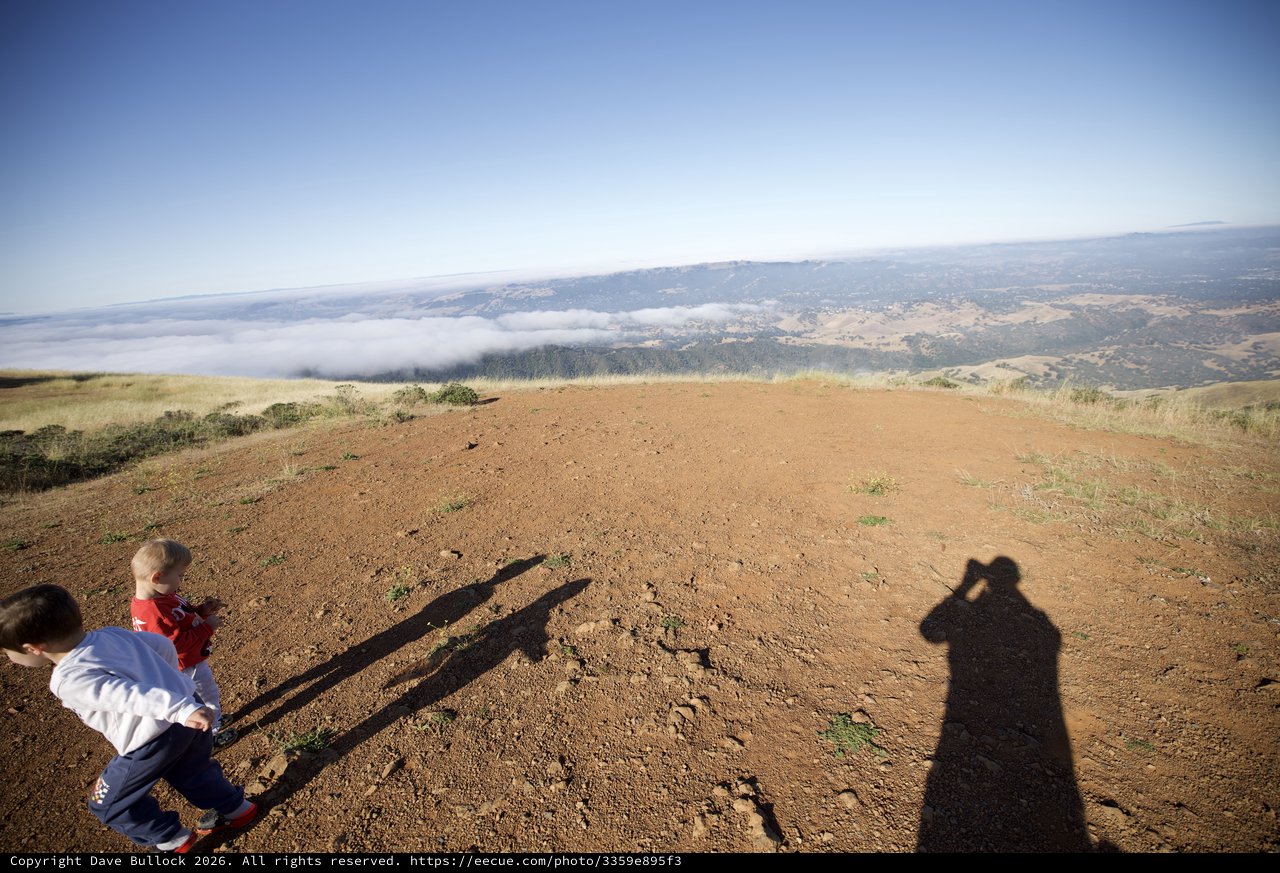 Above the Clouds at Mount Diablo Summit