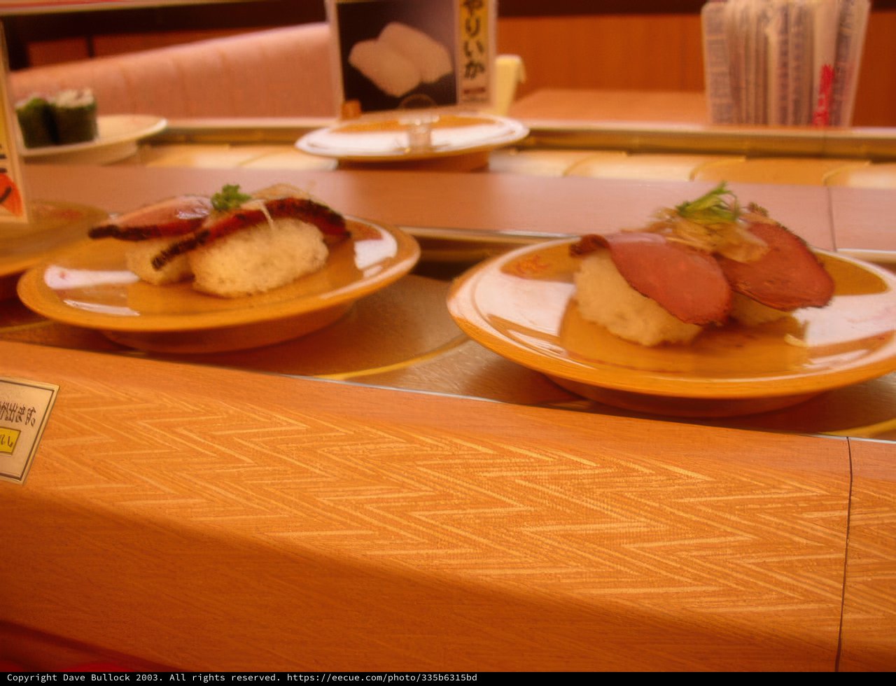 Delicious Conveyor Sushi Meal