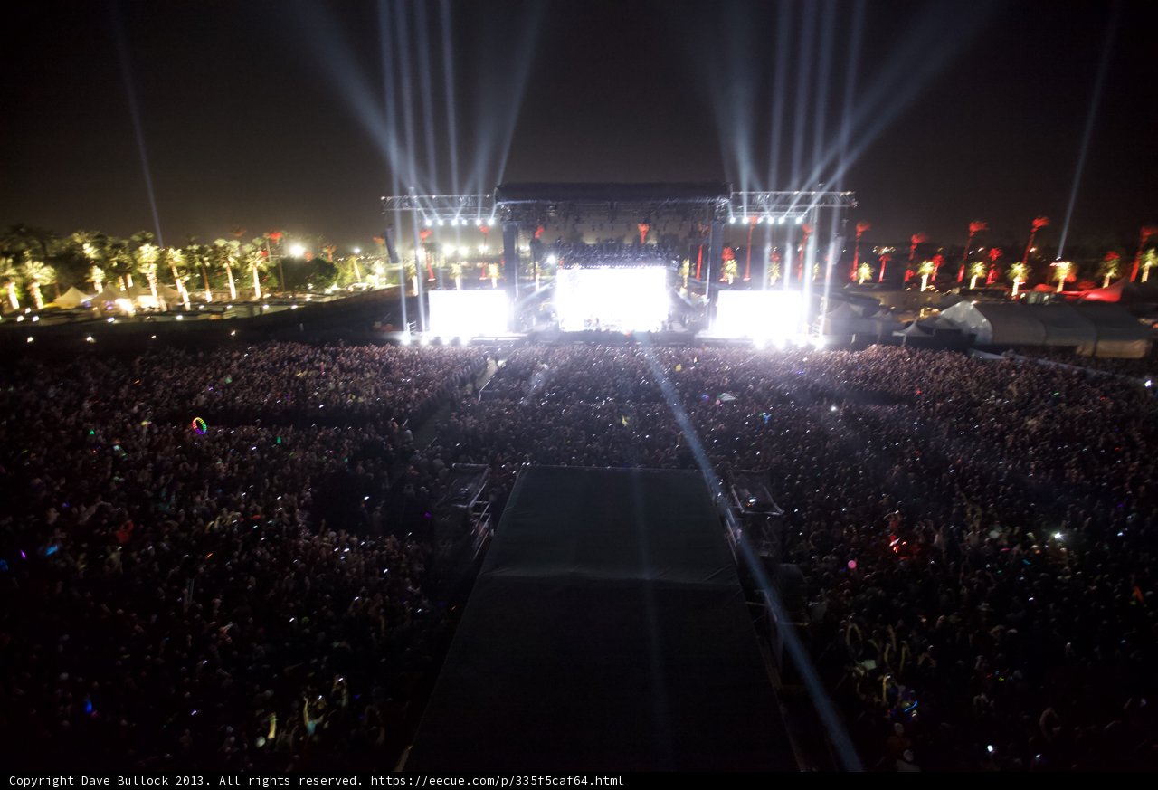 Spotlight on the Excited Crowd