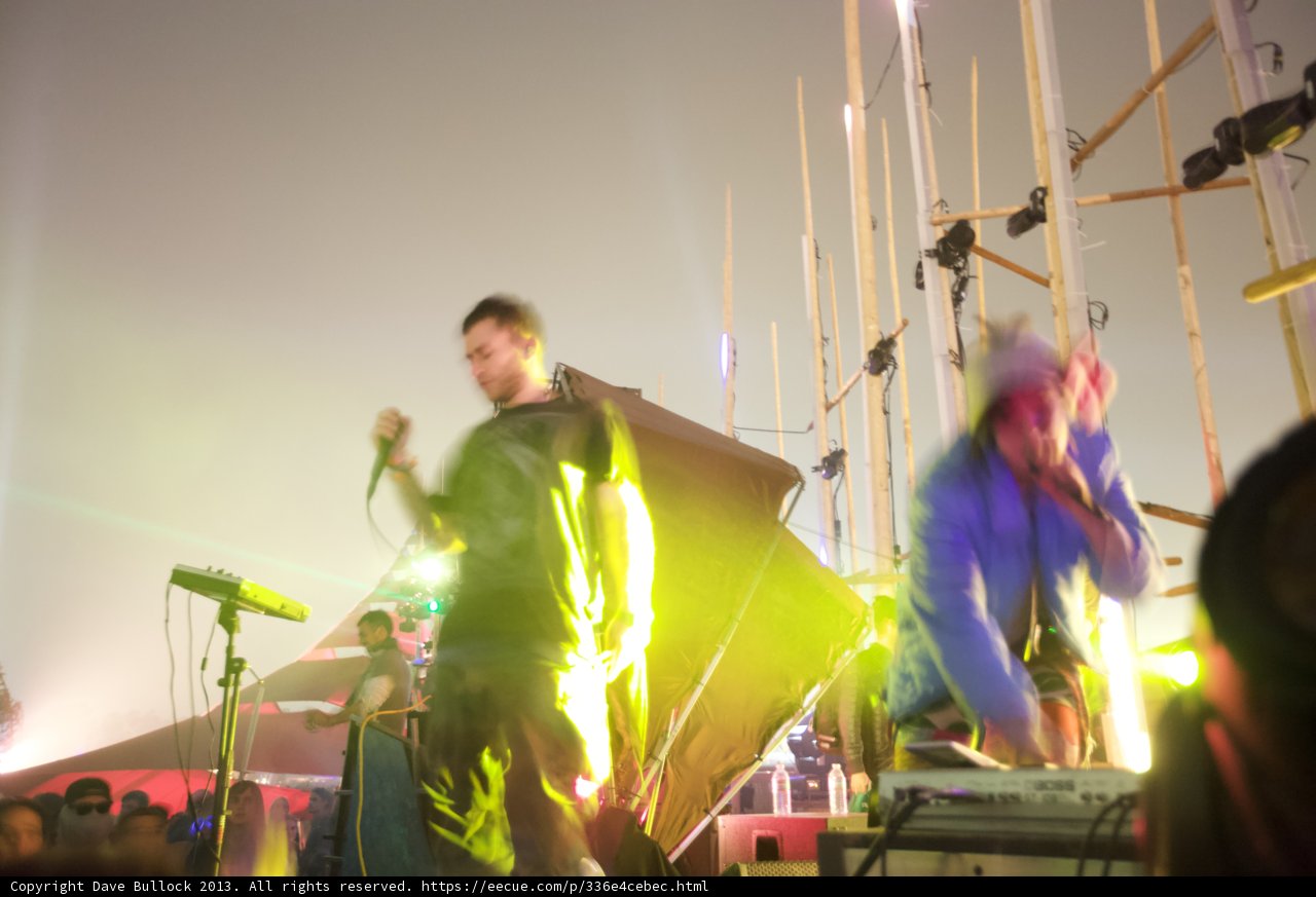 Rocking the Stage: Two Men and a Microphone