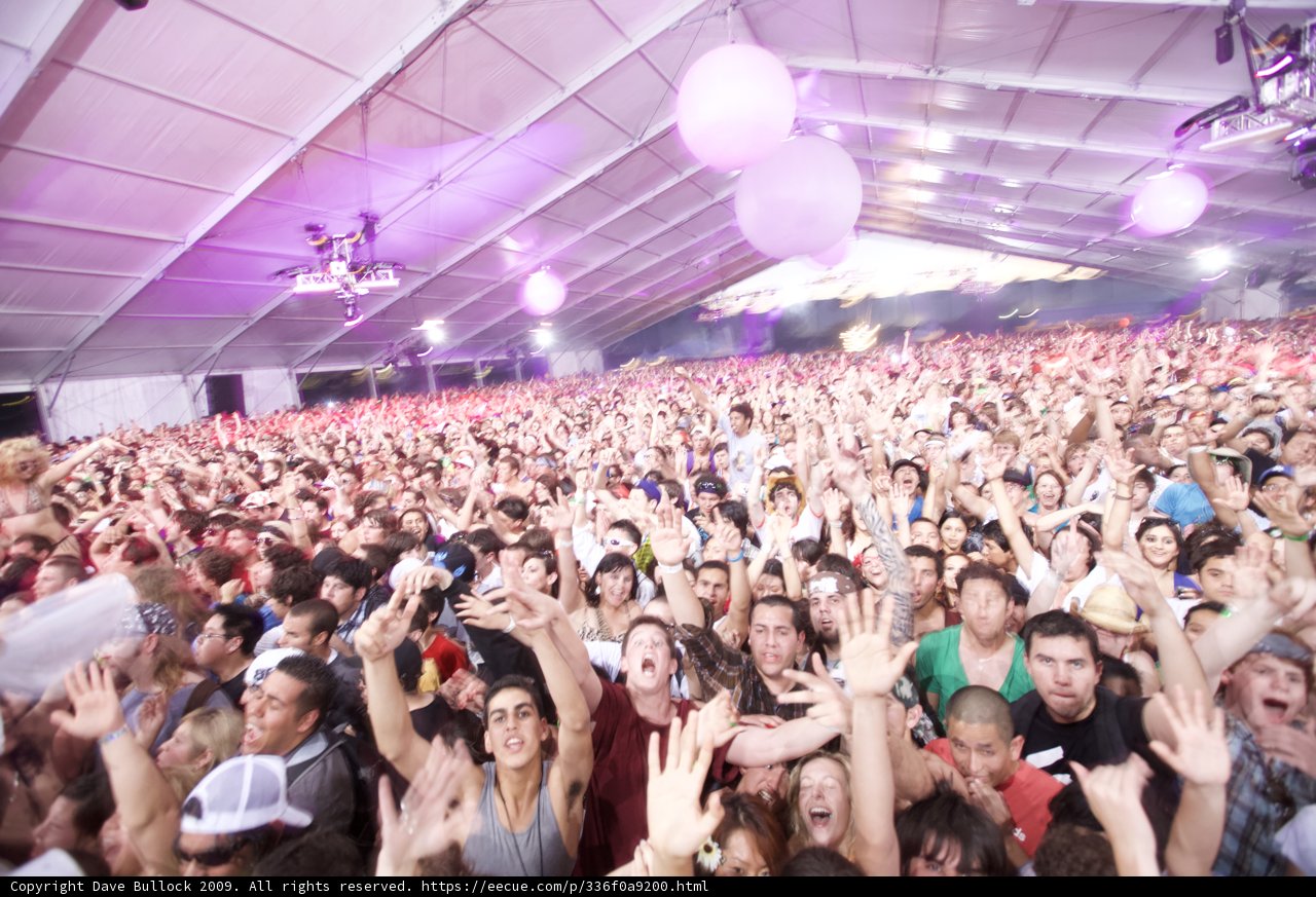 Coachella 2009 Crowds Go Wild
