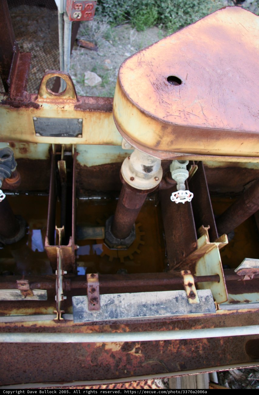 A Rusty Throne on Wheels