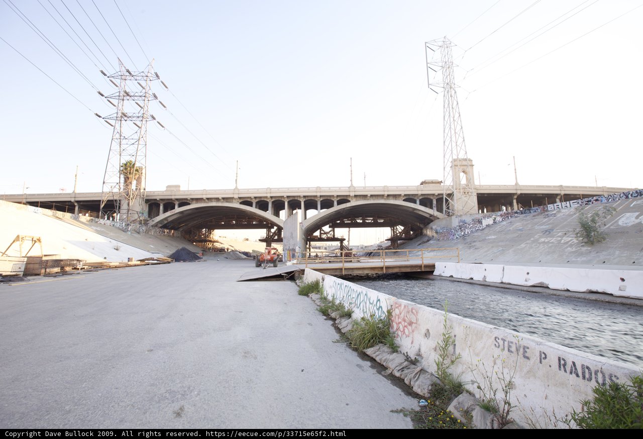 Graffiti on the LA River Bridge