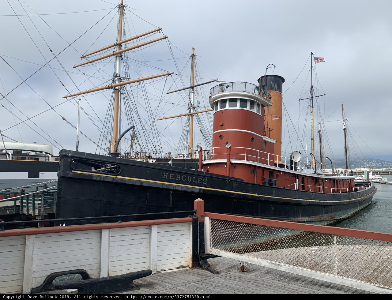 Two Boats Docked at Hyde Street Pier
