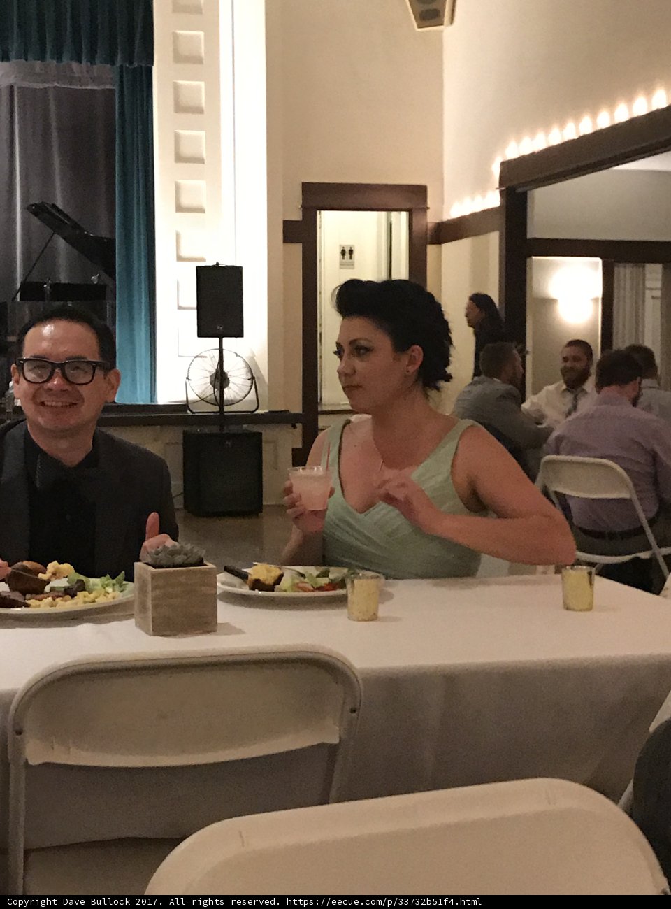 Dining at a Los Angeles restaurant