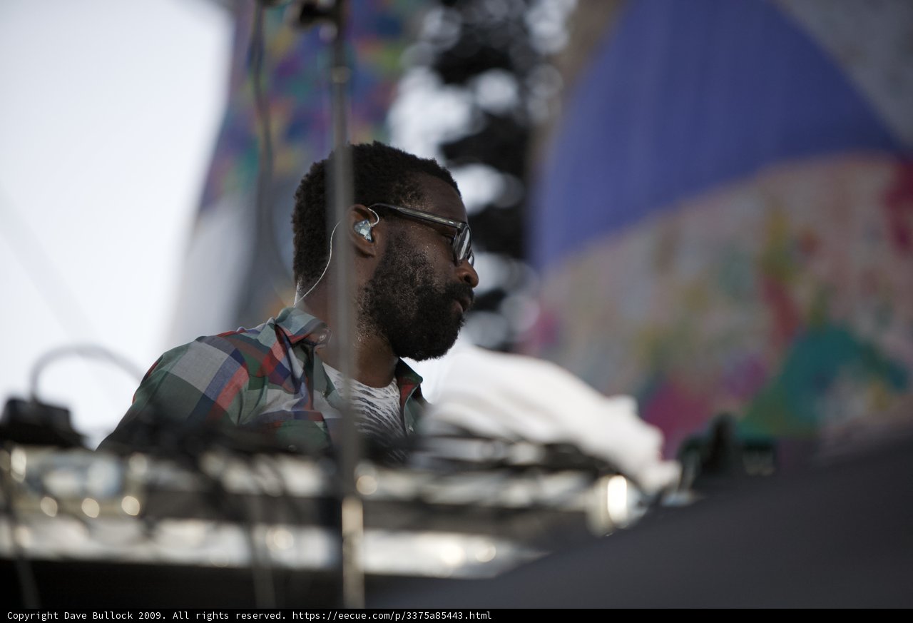 DJ Set with Glasses and Beard
