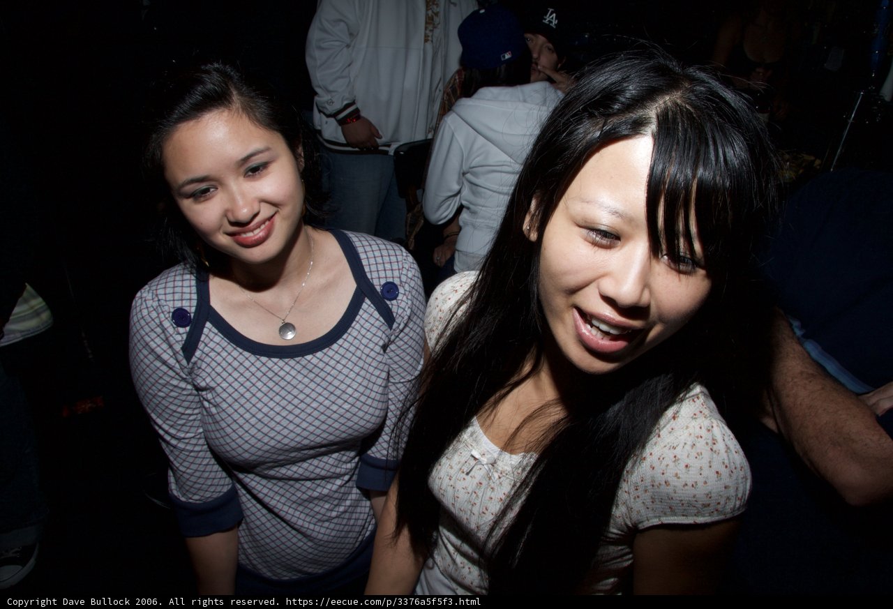 Night Club Fun with Two Young Women