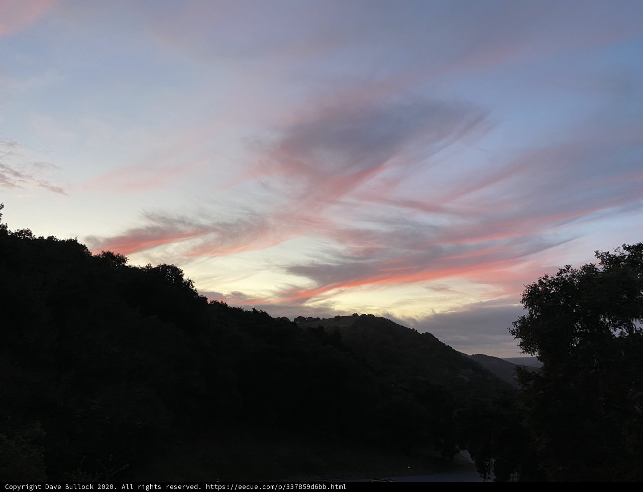 A Majestic Sunset over Carmel Valley