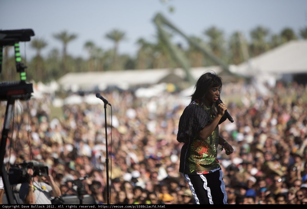 Santigold Rocks the Crowd at Coachella