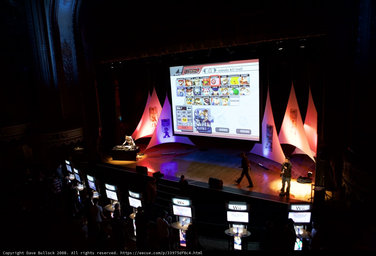 Cinematic Stage with Electronic Screen