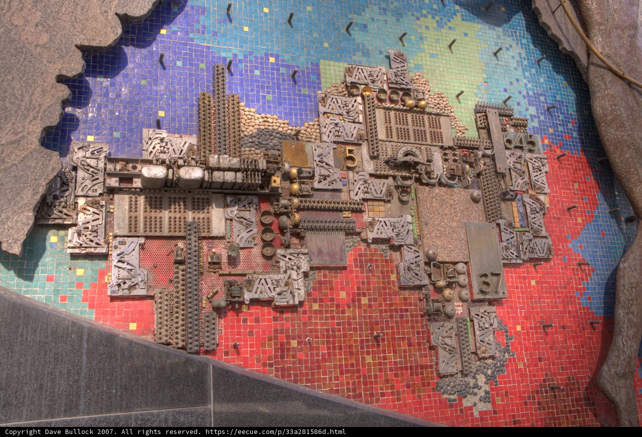 Colorful Mosaic Wall