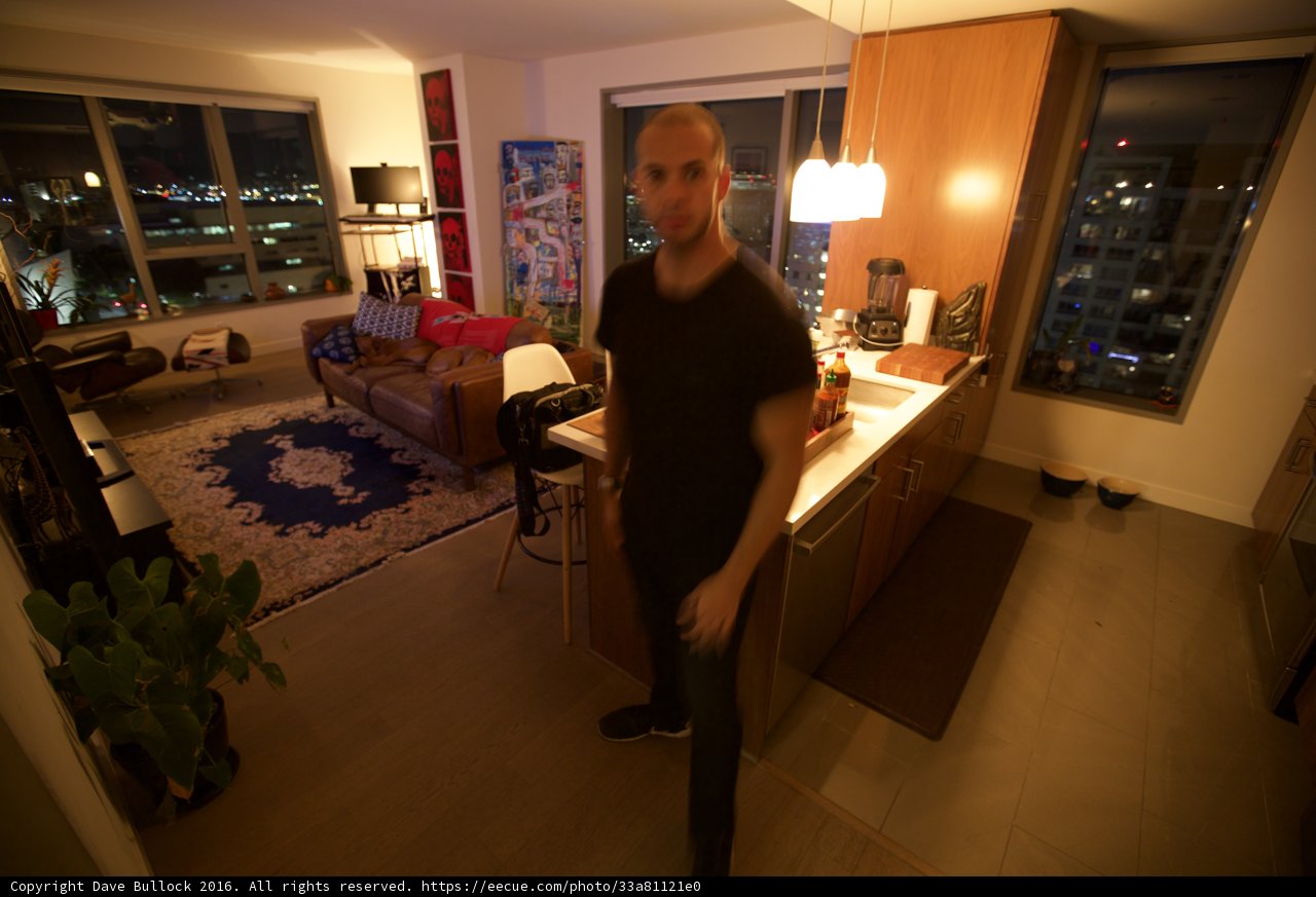Man in a Stylishly Decorated Living Room