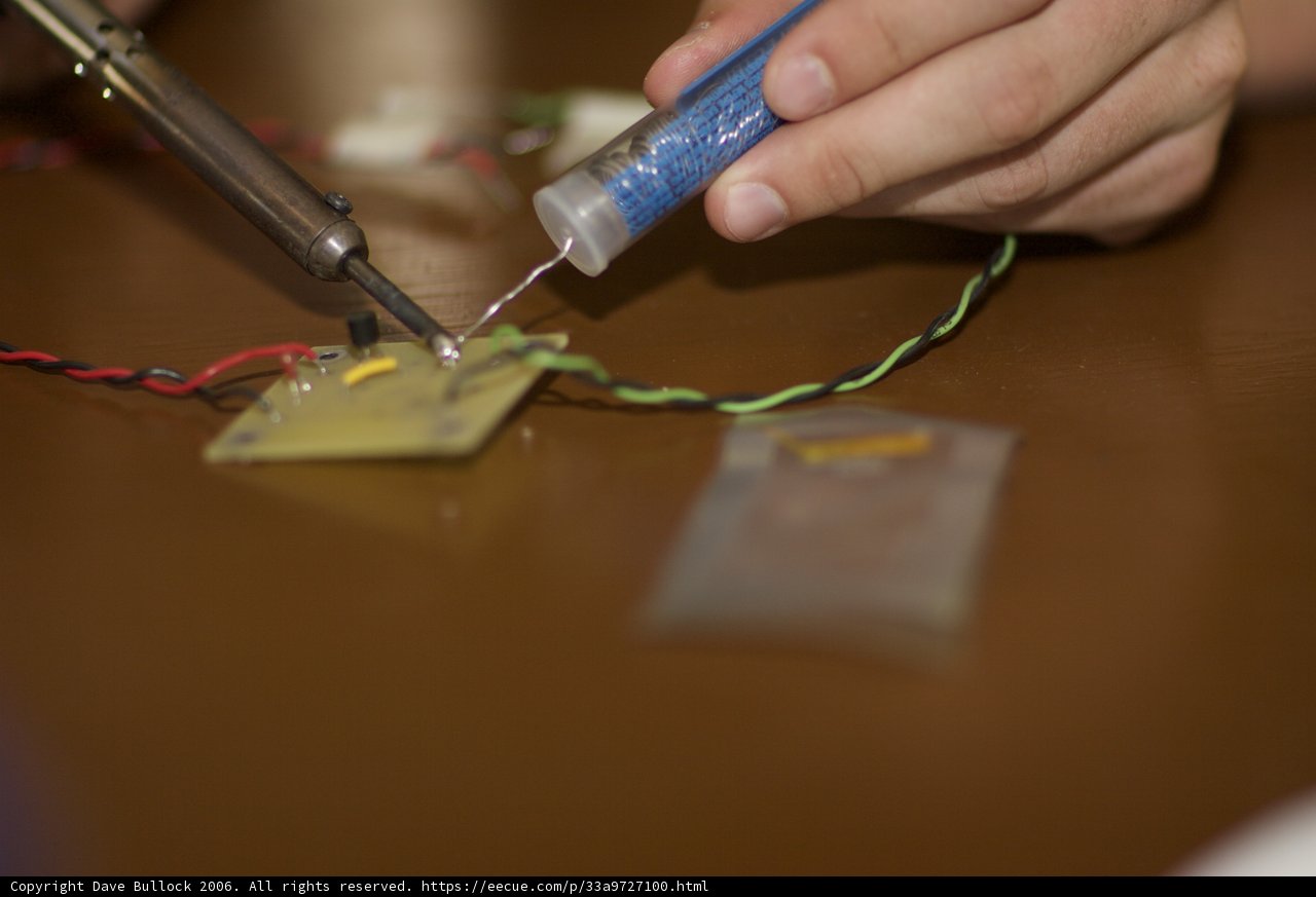 Soldering Wires to Circuit Board