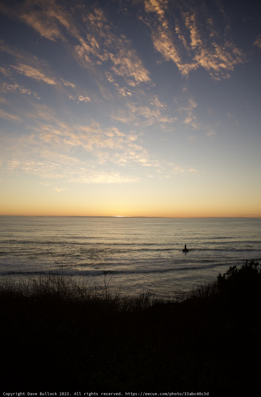 Golden Twilight at Halfmoon Bay