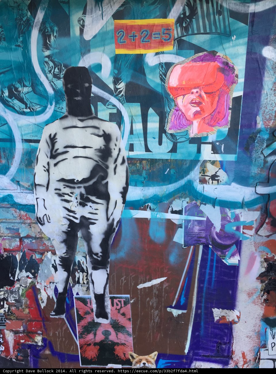 A Man and the Urban Canvas