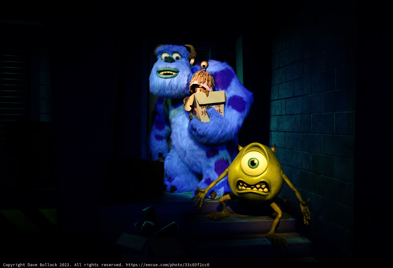 Monsters Inc Adventure at Disneyland