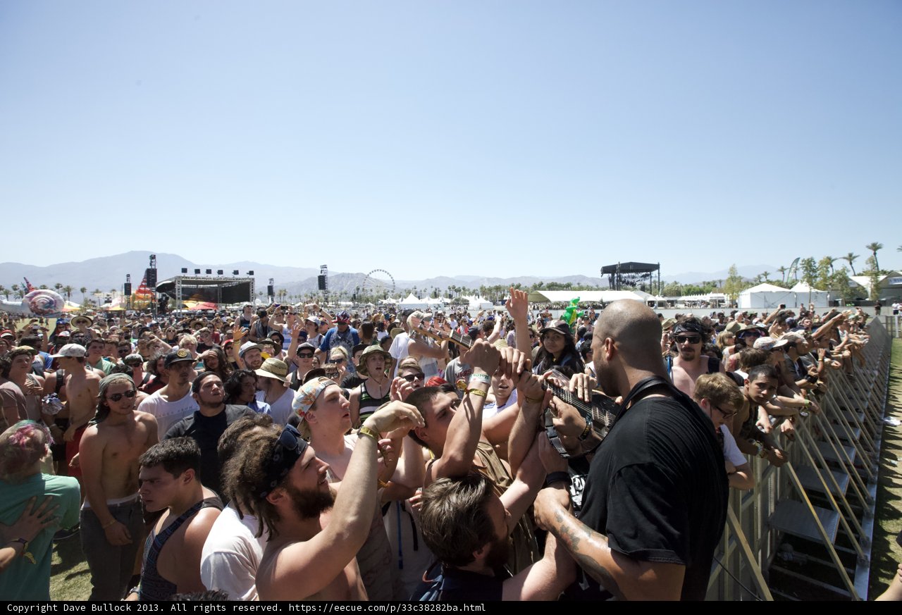 Coachella Music Festival Crowd