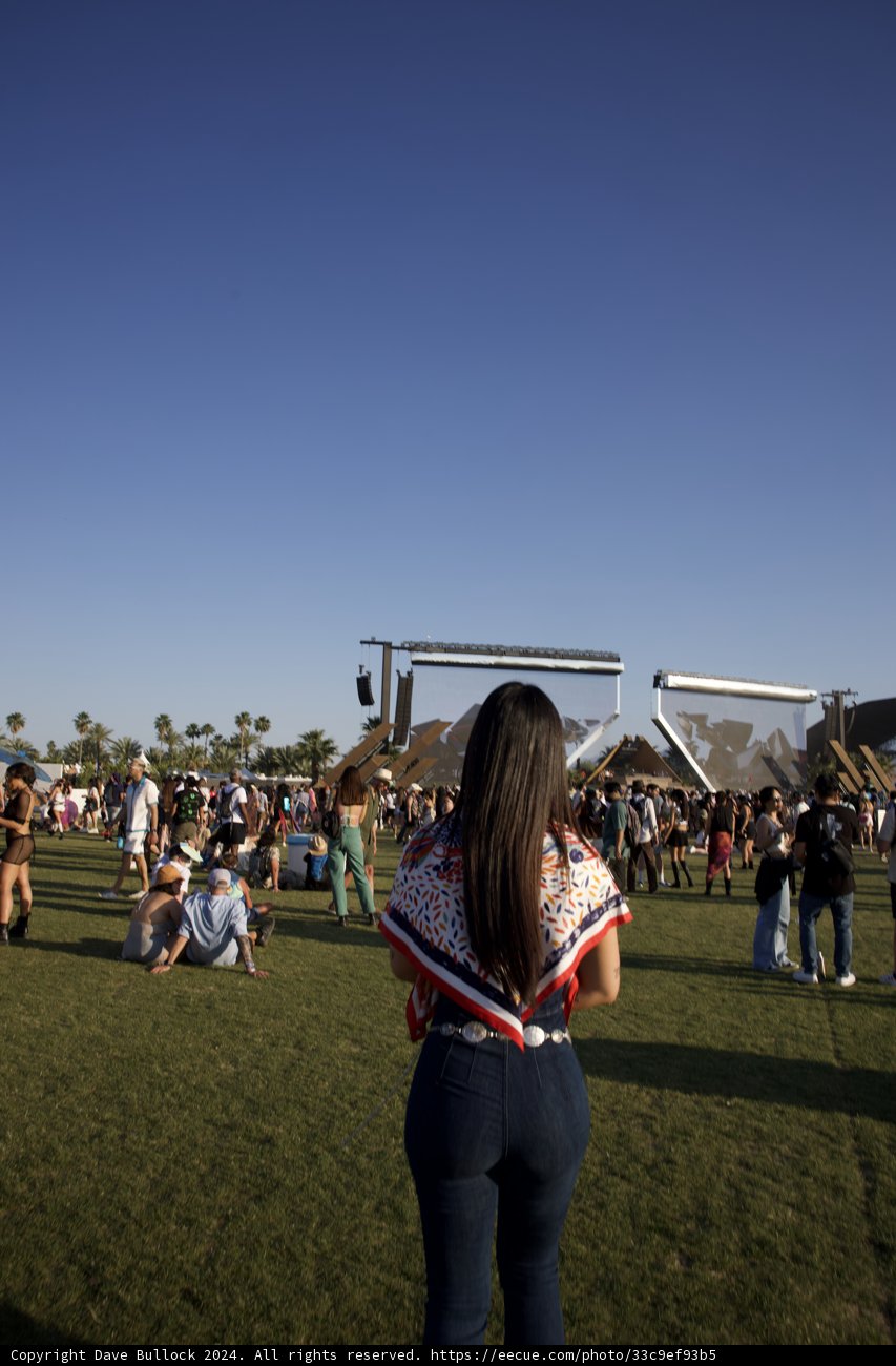 Amidst the Vibe: A Moment at Coachella 2024