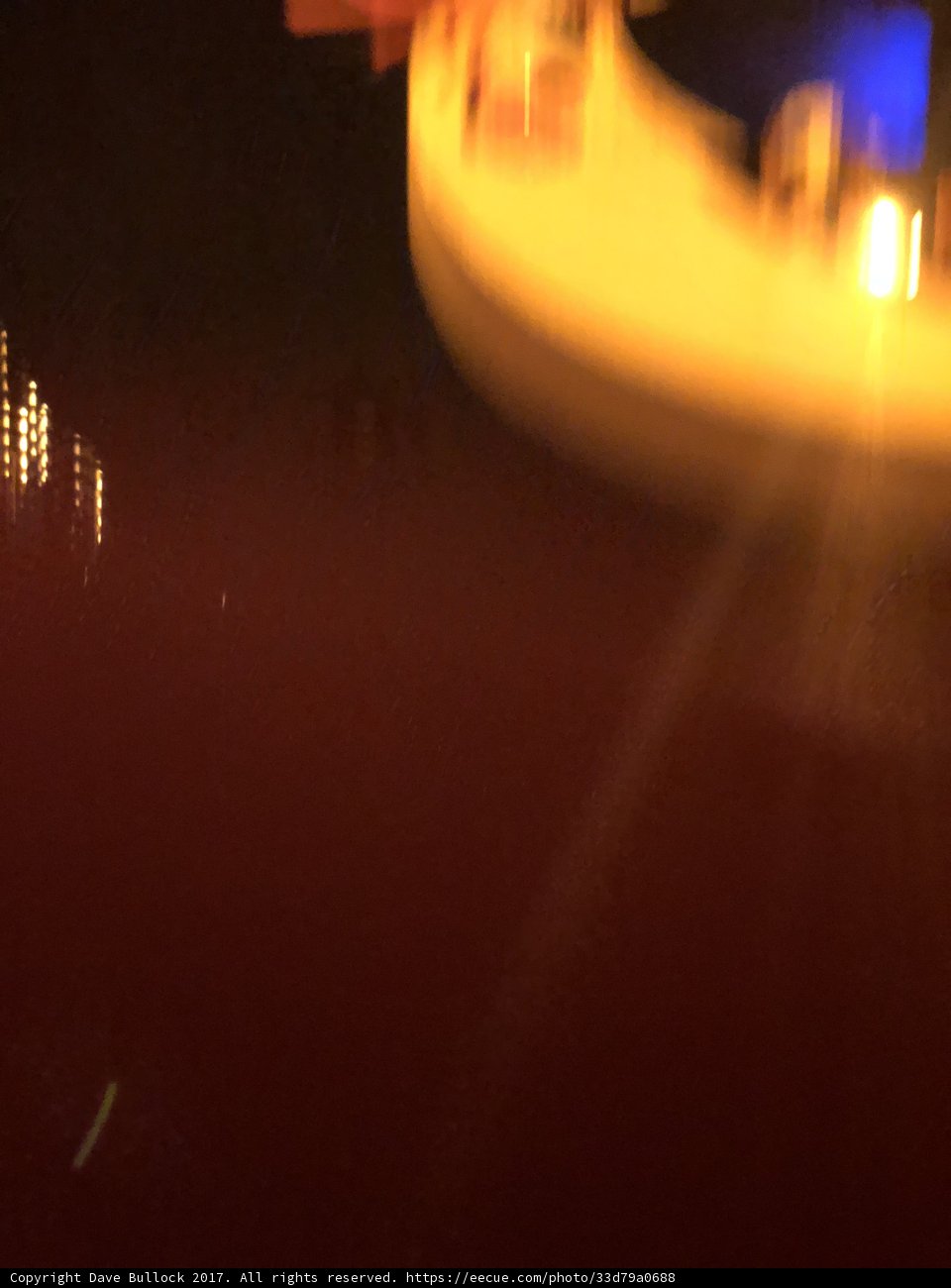 Blurred Flames on Water