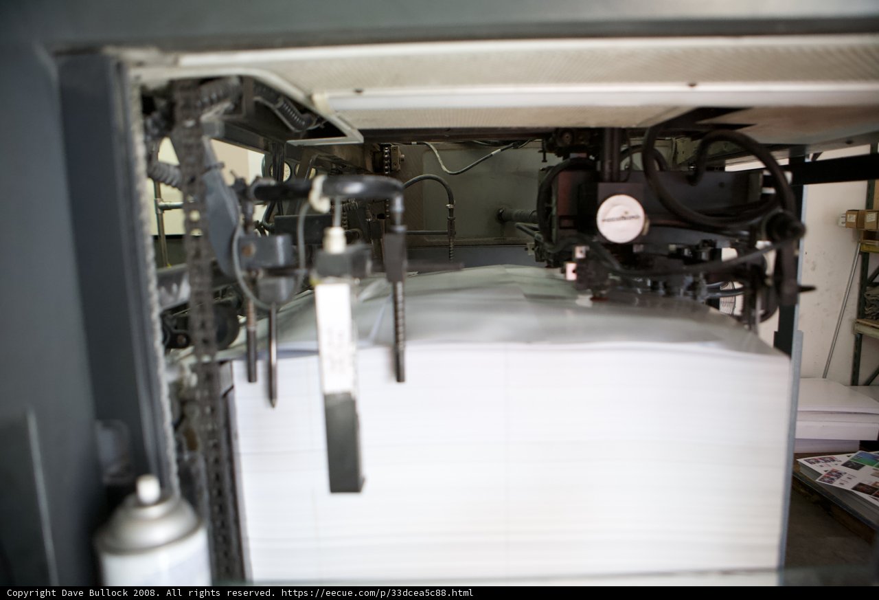 Large Paper Machine in Factory