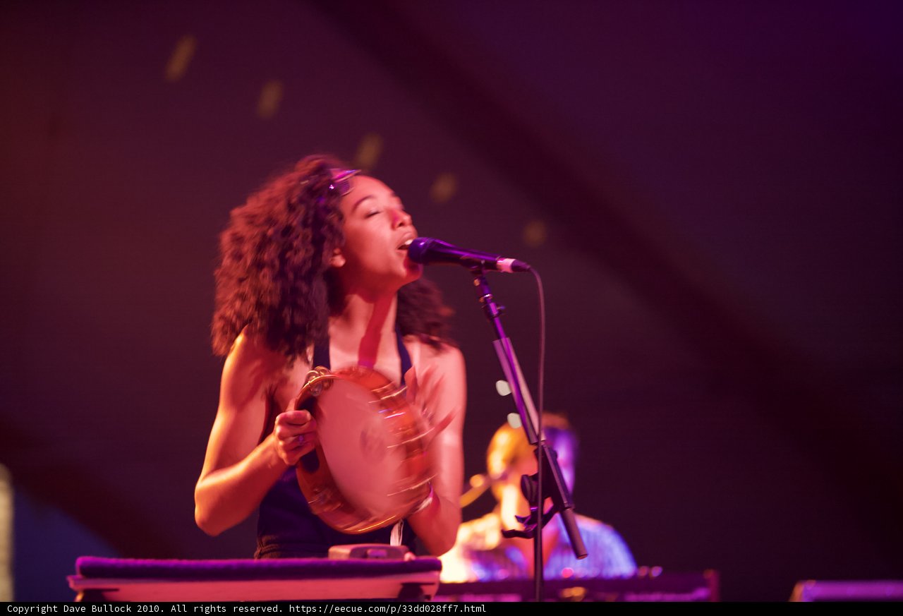 Corinne Bailey Rae rocking the stage at Coachella