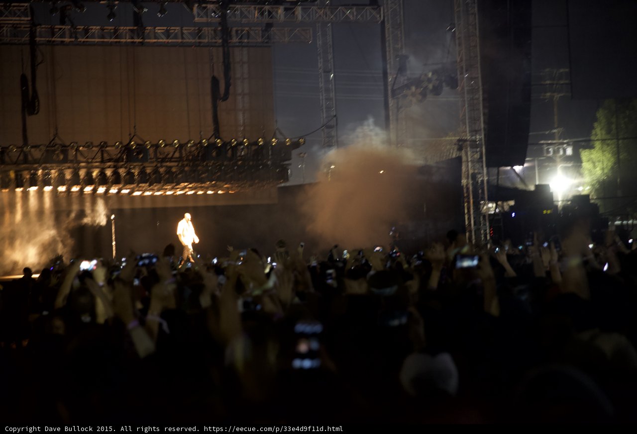 Kanye West Walking Stage