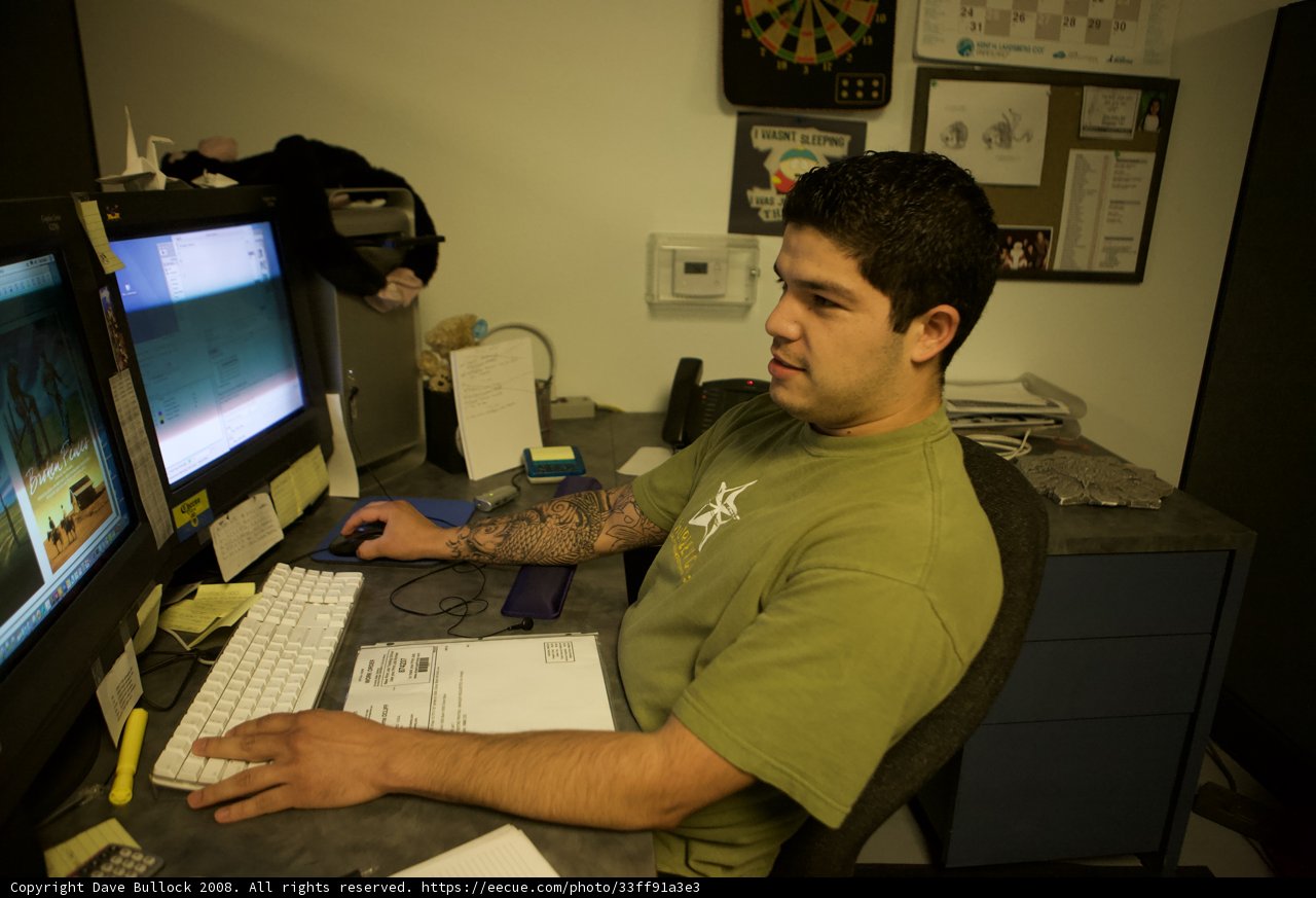 Working Hard in the APC Office