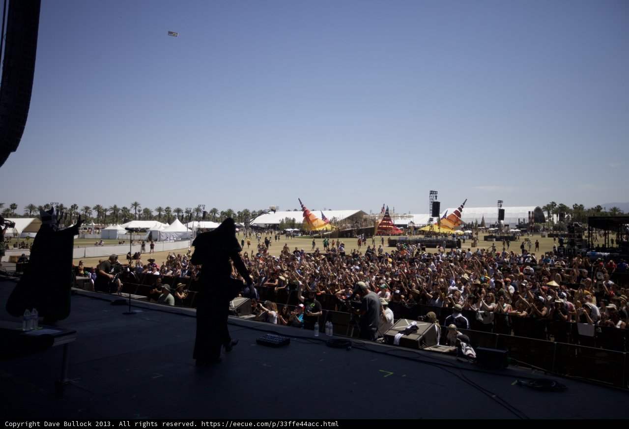 Massive Crowd Enjoys the Music at Coachella Concert