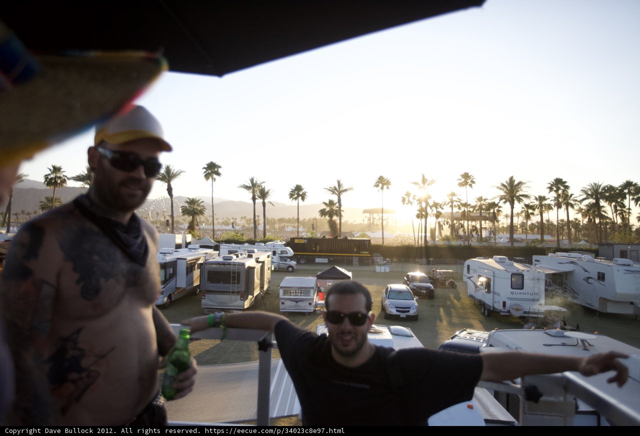 Camping under the Palms