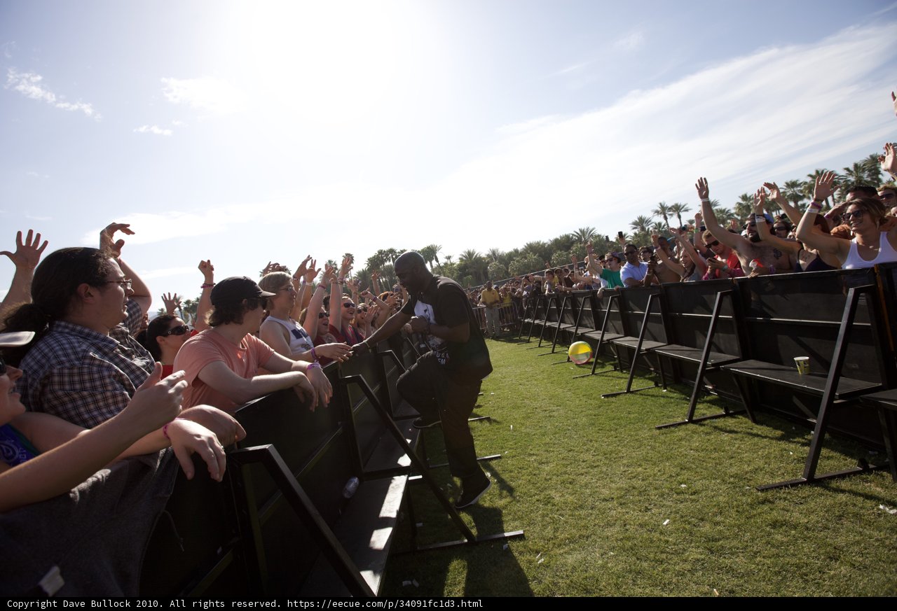 Coachella Sunday Concert Crowd