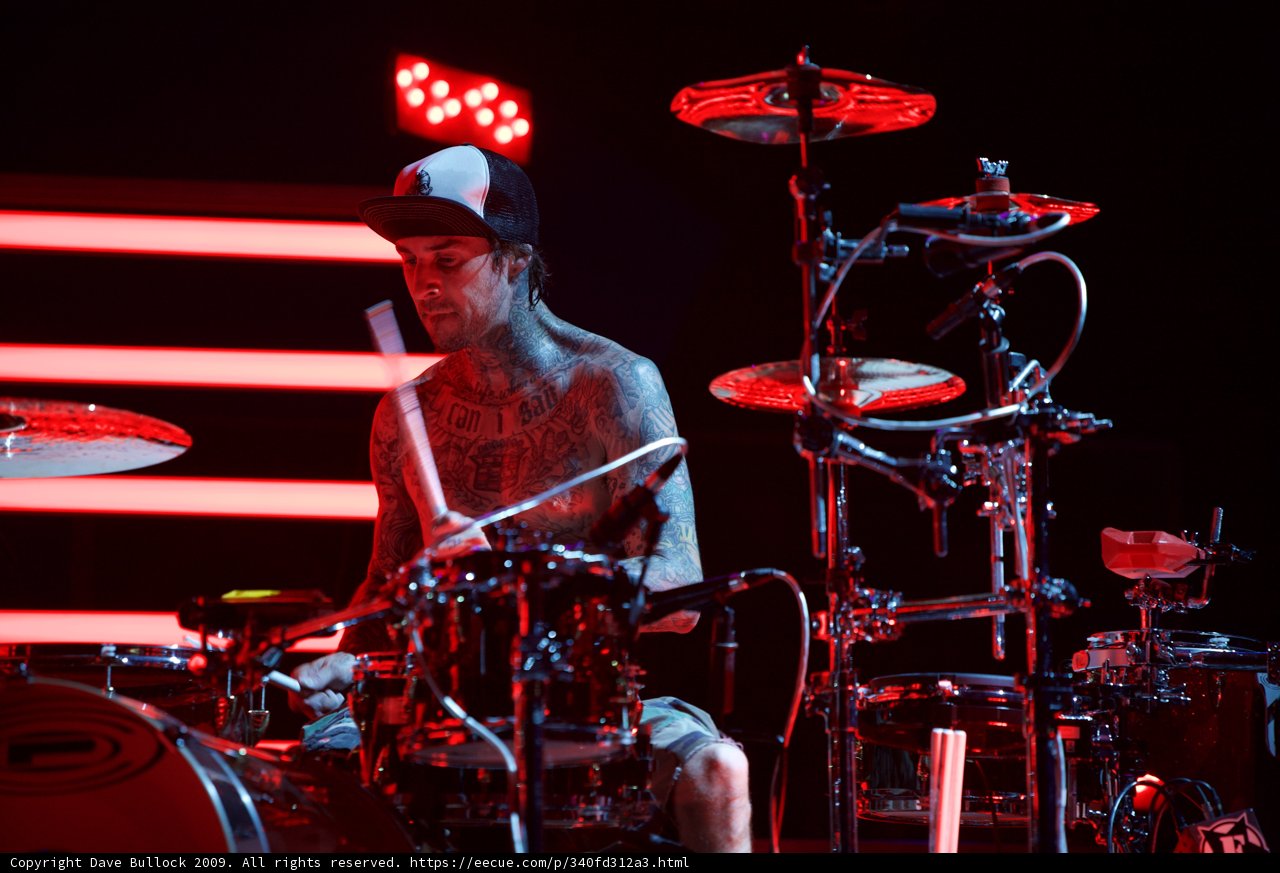Travis Barker Rocks the Crowd at Coachella 2009