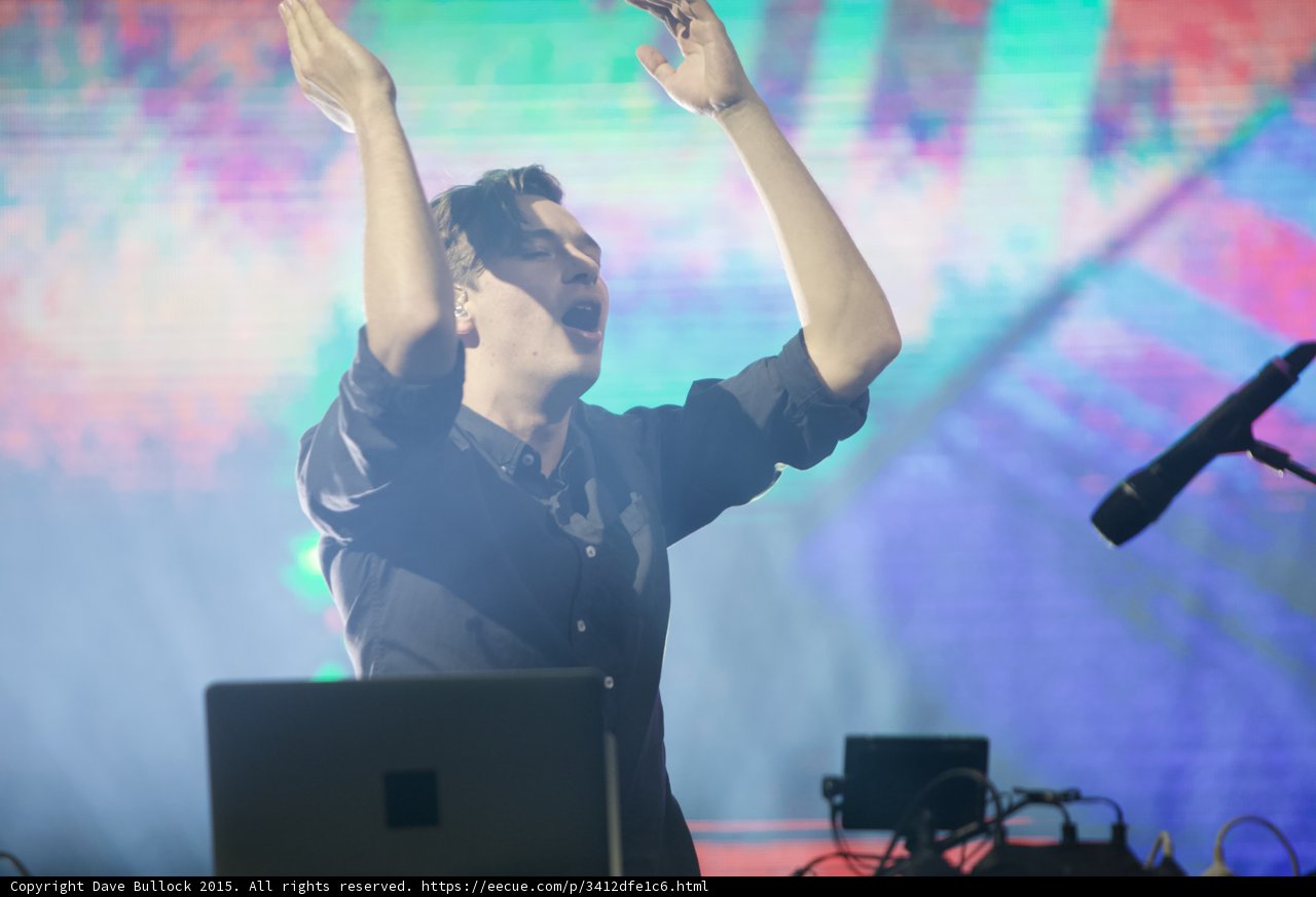 Flume Arms Up Rainbow Visuals