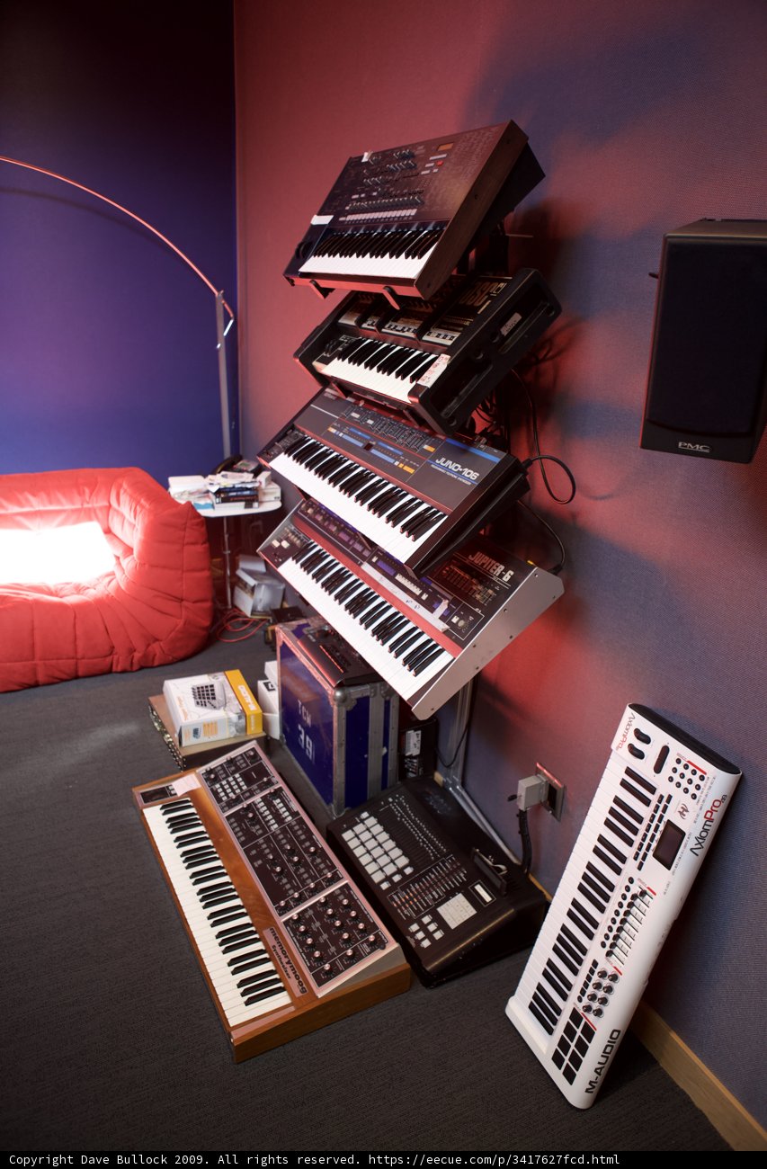 Crystal Method's Red Couch and Keyboard