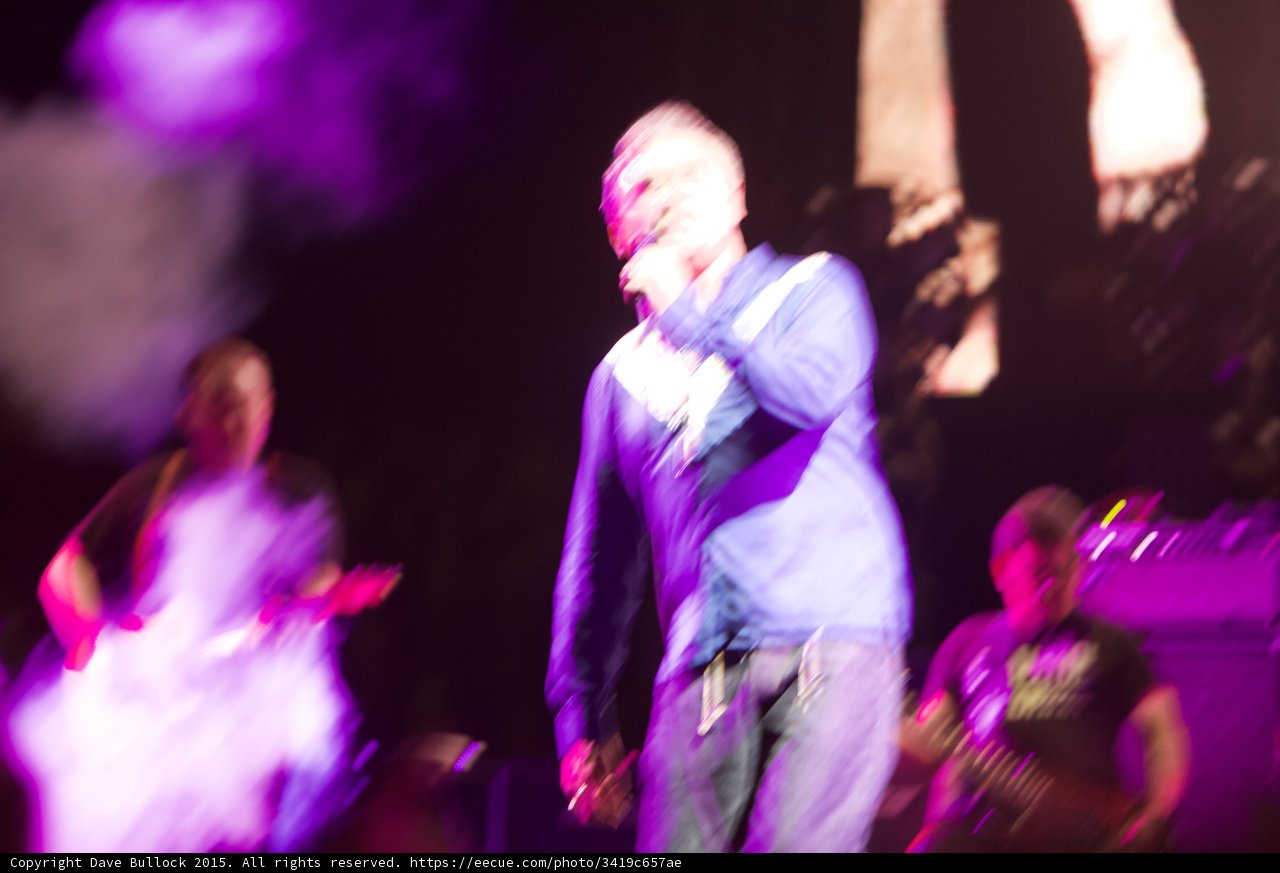 Morrissey Motion Blur Magenta Smoke Blue Shirt Bassist Guitarist Capitol Tee Smiths Dangling Hands Screen