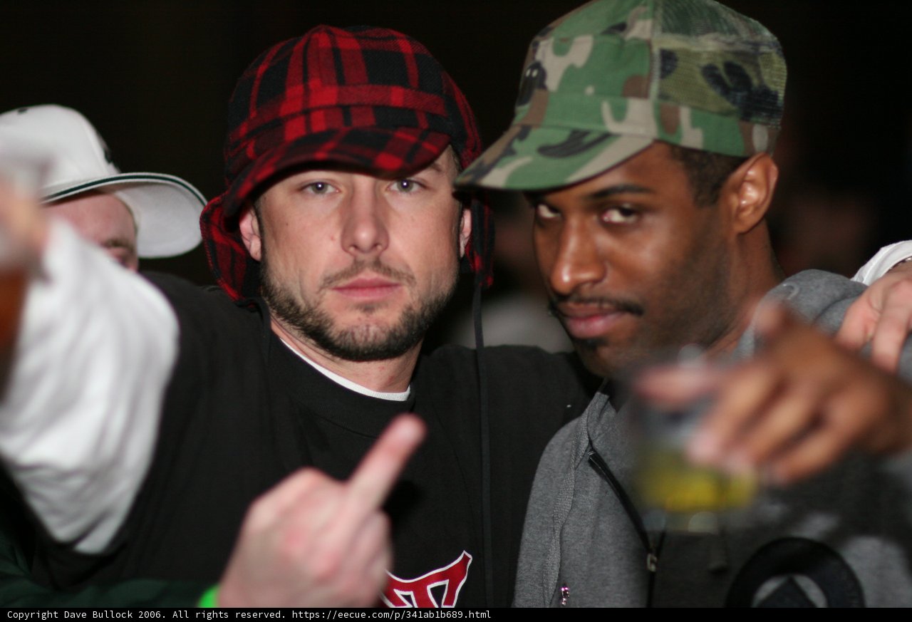 Marcus R sporting a cool black hat