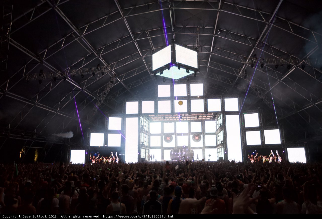 Coachella Concert Crowd