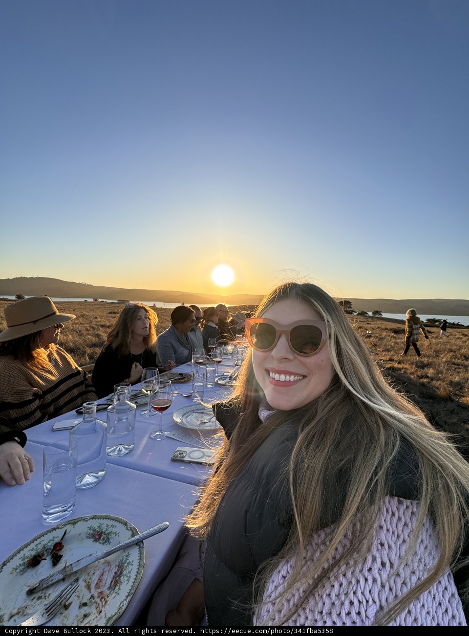 Sunset Serenity at the Dining Table
