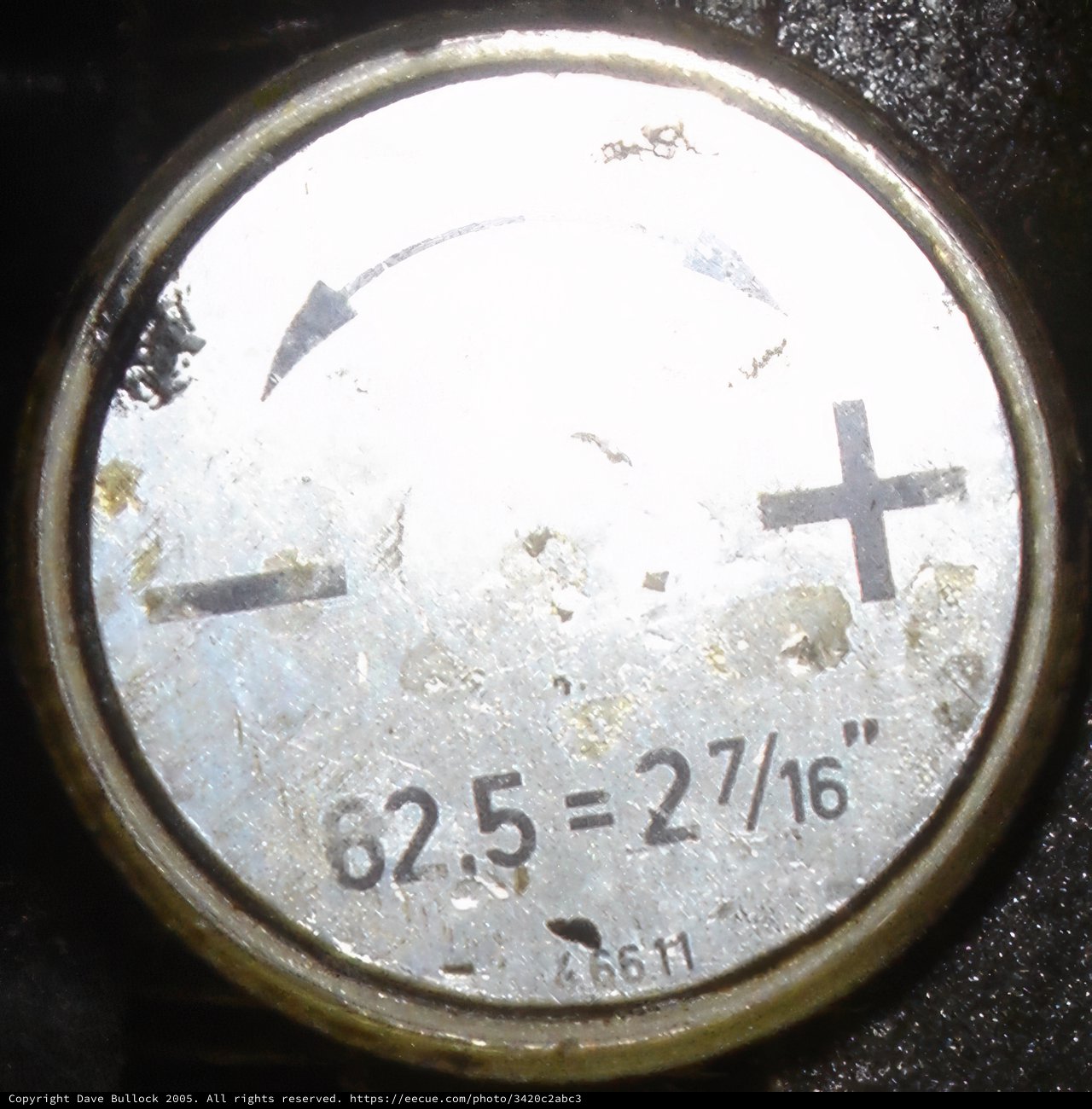 Numbered Metal Wheel