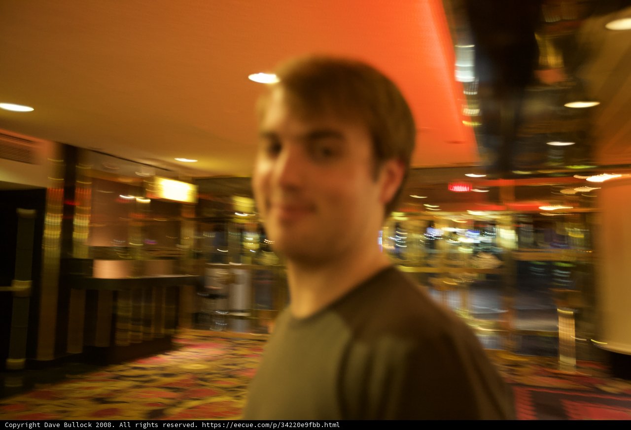 A Man in an Urban Food Court