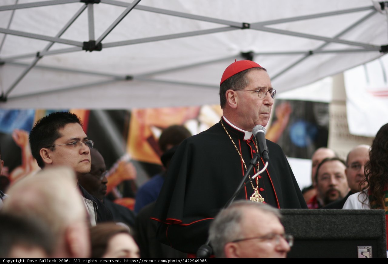 Cardinal Daniel DiNardo Addresses Crowd at Ceremony