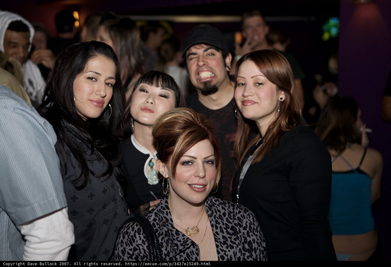 Group of Friends at Night Club