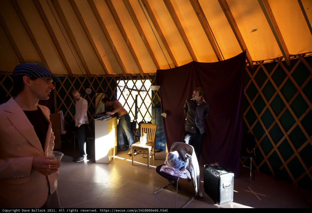 Man in a Yurt