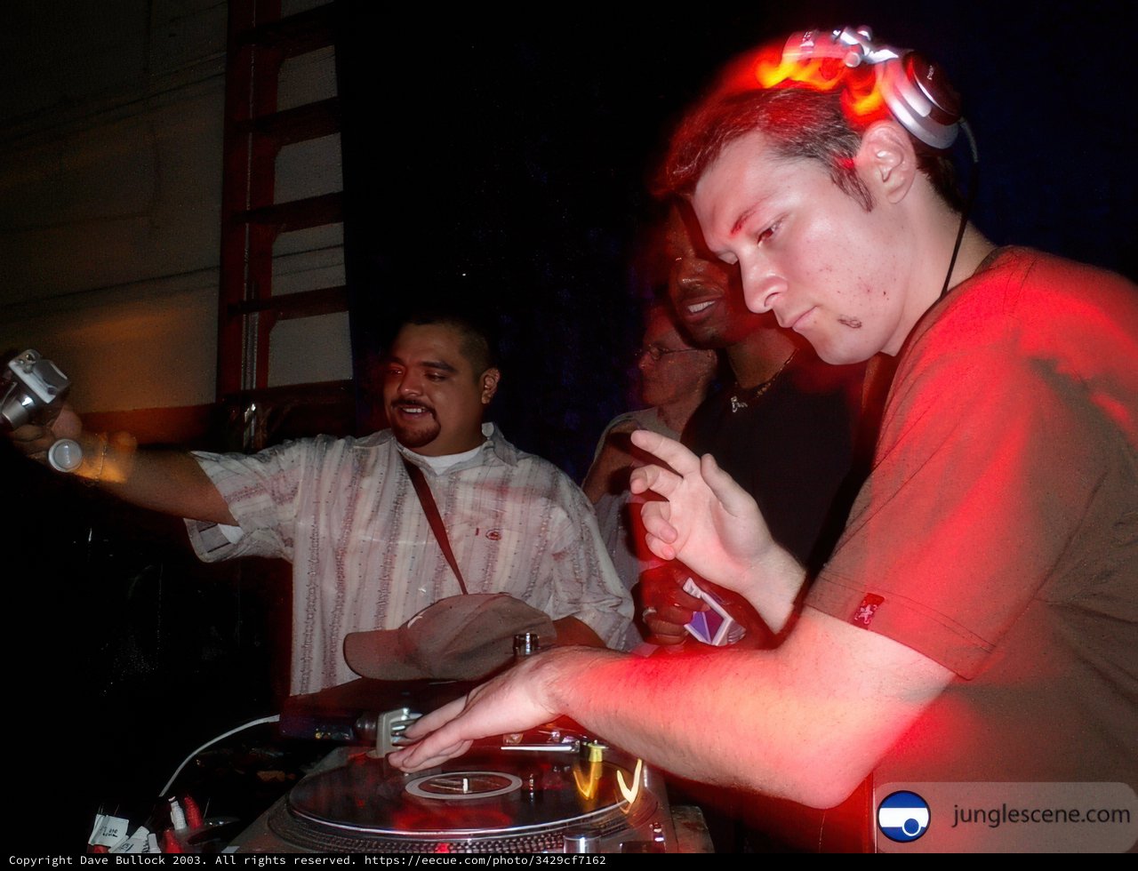 DJ David V Entertains Crowd at Night Club