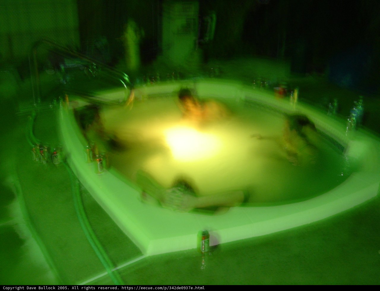 Soaking in the Hot Tub