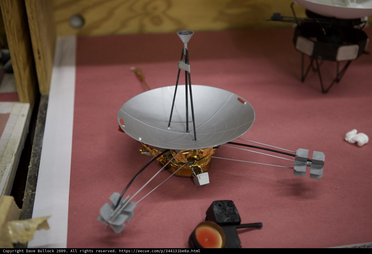 Voyager Spacecraft Model Exhibit