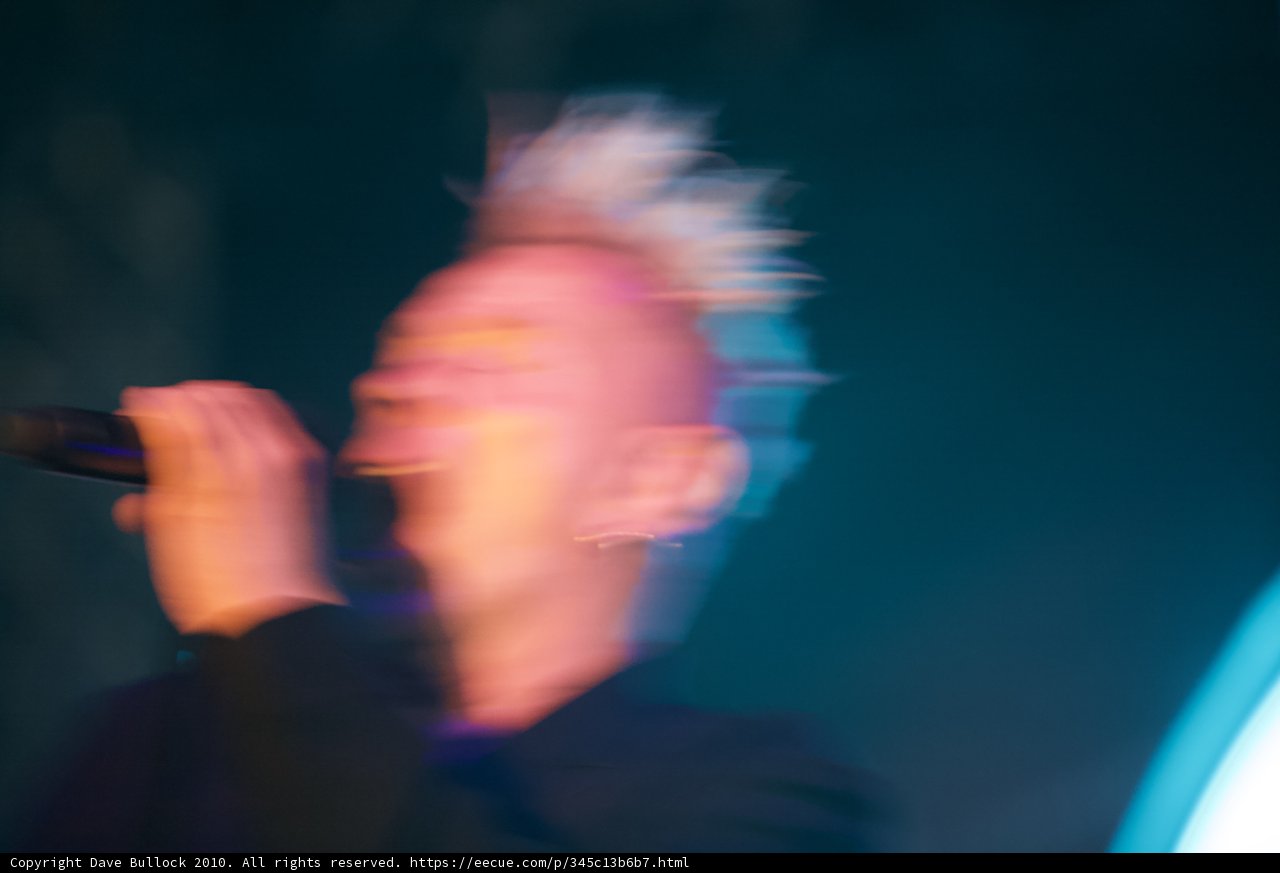 Mohawked Man Rocks the Mic at Electric Club
