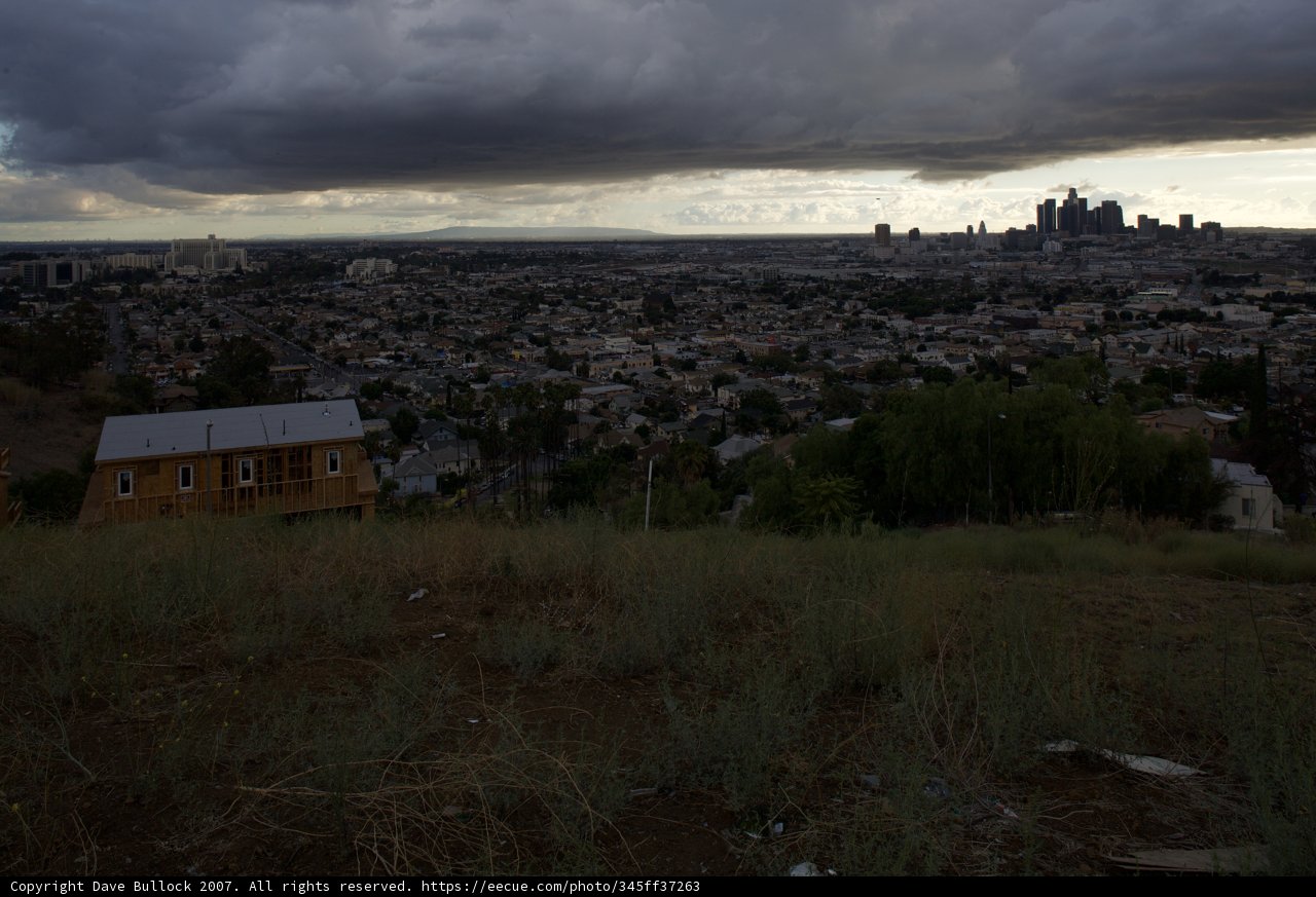 Cityscape from a Rural Hill Hut